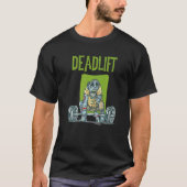T-shirt Exercice d'entraînement au poids mort Zombie T (Devant)