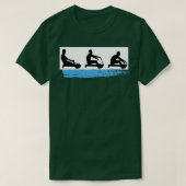 T-shirt Exercice Essayer de remorquage des chariots de lig (Design devant)