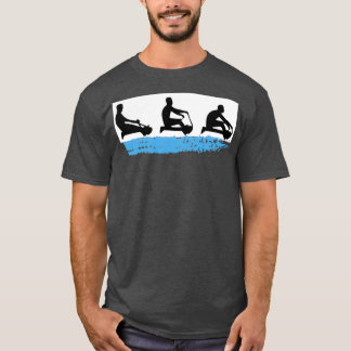 T-shirt Exercice Essayer de remorquage des chariots de lig