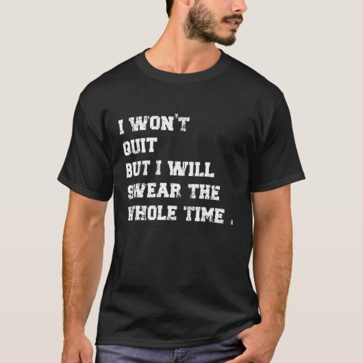 T-shirt Exercice et exécution Je ne quitterai pas (Devant)