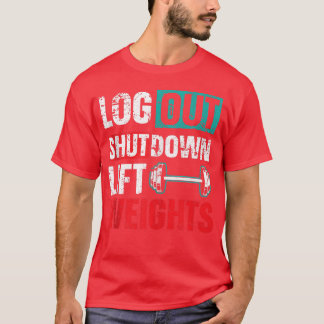 T-shirt Exercice Fitness Bodybuilder Gym Instructor Poids