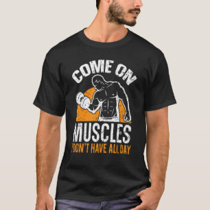 T-shirt Exercice Fitness Bodybuilder Gym Instructor Poids