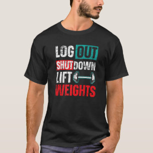 T-shirt Exercice Fitness Bodybuilder Gym Instructor Poids