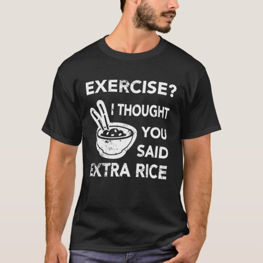 T-shirt Exercice Fitness - Exercice Je Pensais Que Vous Av (Devant)