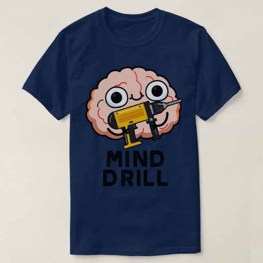 T-shirt Exercice mental Funny Brain Tool Pun 1 (Design devant)