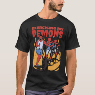 T-shirt Exercice Mes Démons Exercice Phrase Halloween