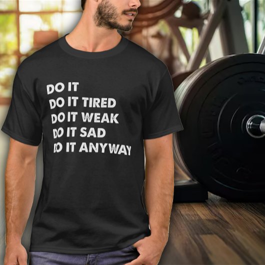 T-shirt Exercice pour hommes FAIS-LE
