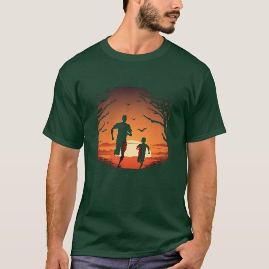 T-shirt Exercice pour les amateurs de remise en forme Père (Devant)