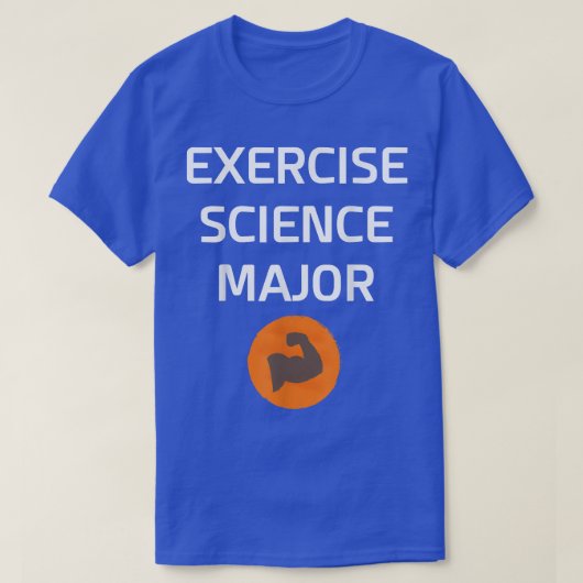 T-shirt Exercice Science Major College Diplôme Fitness Hea (Design devant)