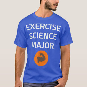 T-shirt Exercice Science Major College Diplôme Fitness Hea