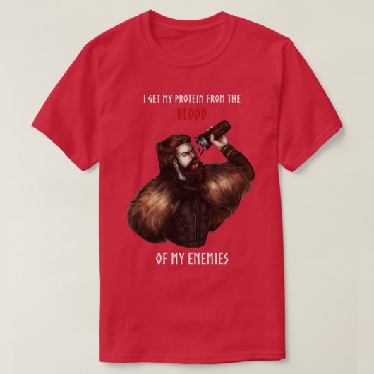 T-shirt Exercice Viking Protein 2 (Design devant)