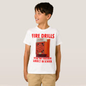 T-shirt Exercices contre l'incendie (Devant entier)