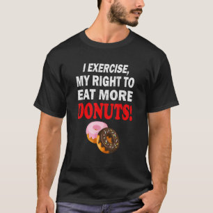 T-shirt Exercices de conditionnement physique de Donut Exe
