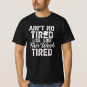 T-shirt Exhausted But Happy Design  (Devant)