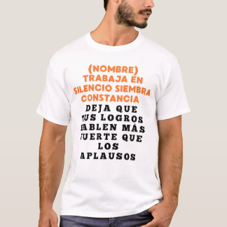 T-SHIRT EXITO REGALO PERSONALIZADO PARA (NOMBRE)