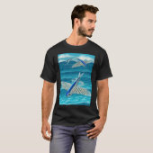 T-shirt Exocet aile-jaune (Devant entier)