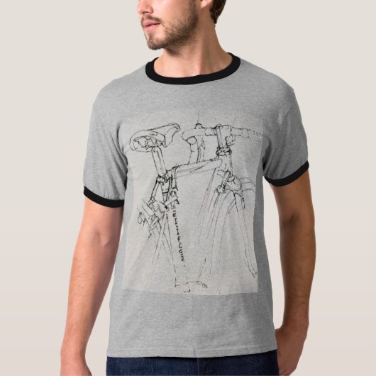 T-shirt Exode Urbain - J'Aime Faire Le Tour De Mon Vélo (Devant)