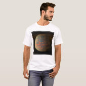 T-shirt Exoplanet 55 Cancri E Et Sa Surface Moulée (Devant entier)