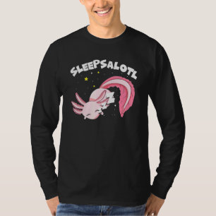 T-shirt Exotic Animal Amphibian Sleepsalotl Sleeping Axol