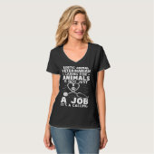 T-shirt Exotic Animal Veterinarian Caring Animals Not Just (Devant entier)