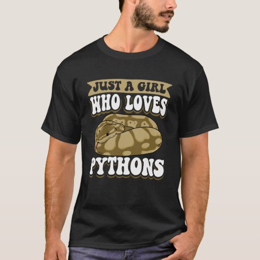 T-shirt Exotic Pet Snake Reptile Ball Python Juste Une Fil (Devant)