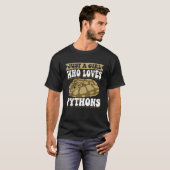 T-shirt Exotic Pet Snake Reptile Ball Python Juste Une Fil (Devant entier)