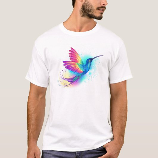 T-shirt Exotic Rainbow Hummingbird (Devant)