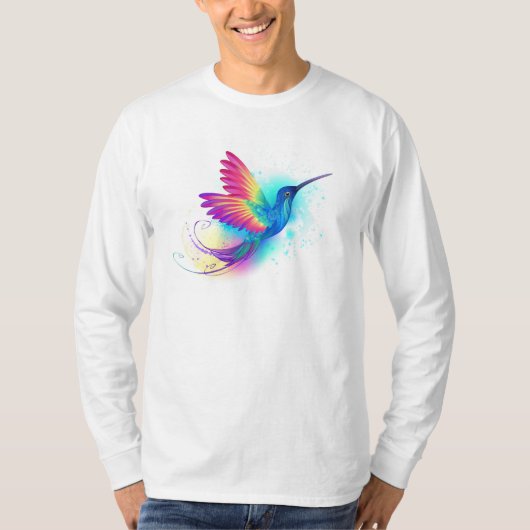T-shirt Exotic Rainbow Hummingbird (Devant)