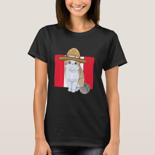 T-shirt Exotic Shorthair Canada Day 1er juillet Patriotiqu (Devant)