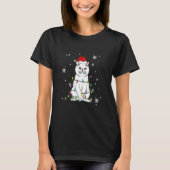 T-shirt Exotic Shorthair Cat Christmas Lights Christmas Ca (Devant)