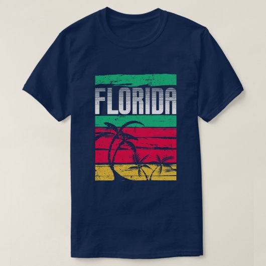 T-shirt Exotic Summer Vacances Florida Lover FL Floride (Design devant)