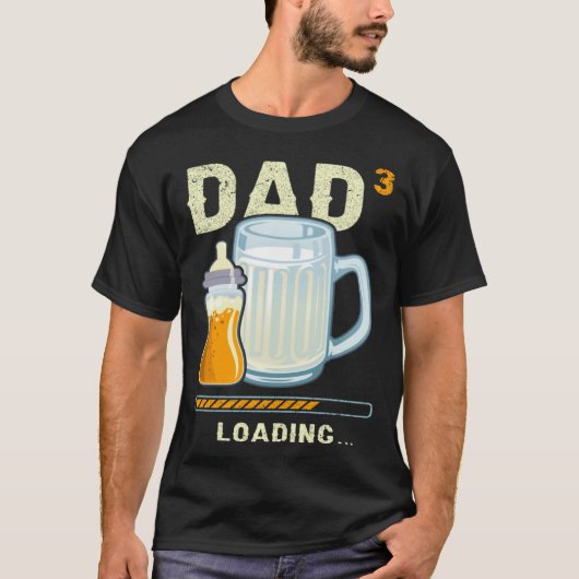T-shirt Expectant Dad Dad to be Future Dad 3rd child 2 (Devant)
