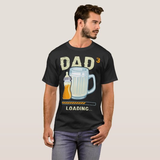 T-shirt Expectant Dad Dad to be Future Dad 3rd child  2 (Devant entier)