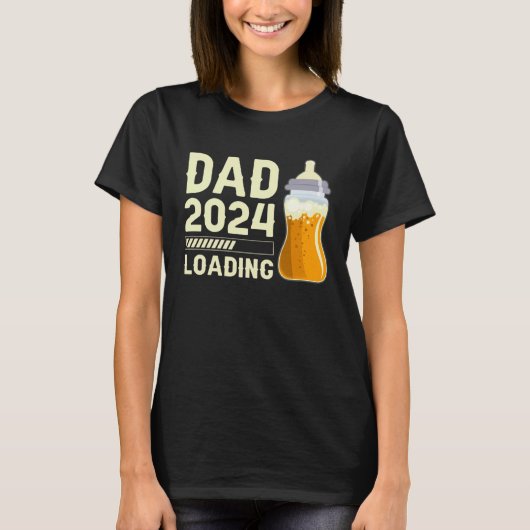 T-shirt Expectant dad Future Dad Dad to be Dad 2024 loadin (Devant)