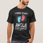 T-shirt Expecting New Uncle Soon To Be Promoted To Uncle 2 (Devant)