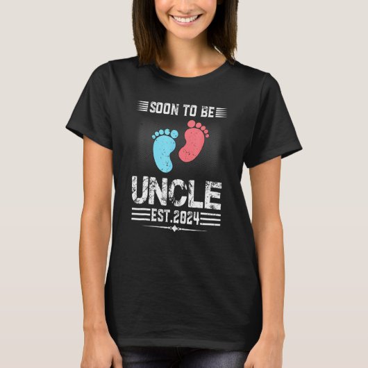 T-shirt Expecting New Uncle Soon To Be Promoted To Uncle 2 (Devant)