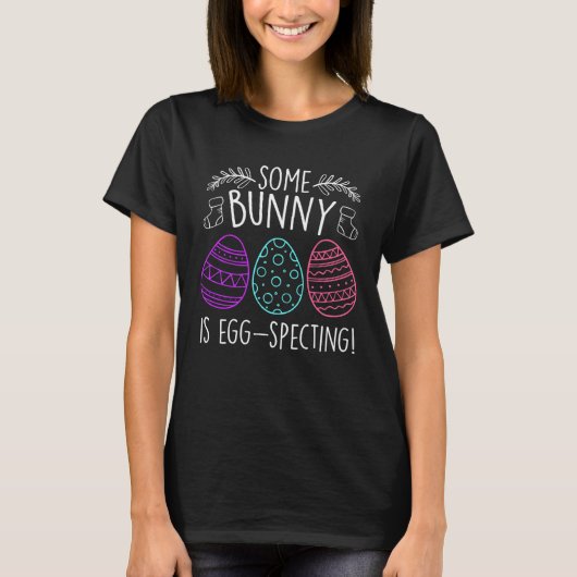 T-shirt Expecting Parents Easter Bunny Easter Egg specting (Devant)
