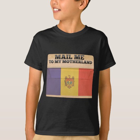 T-shirt Expédiez-moi à Moldau (Devant)