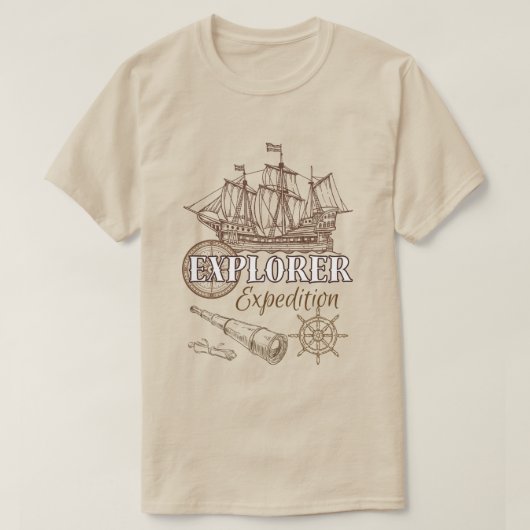 T-shirt Expédition Explorer (Design devant)