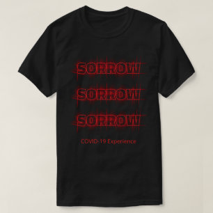 T-shirt Expérience COVID-19, Virus Sorrow Red Personnalisa