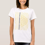 T-shirt Expérience de la Science de particules d'onde<br><div class="desc">Une particule ?  TOUS LES DEUX ? ? ? Est-elle cette vie réelle ?  Cette chemise decoherent fait un grand cadeau pour des amants de la science et des physiciens de quantum.</div>