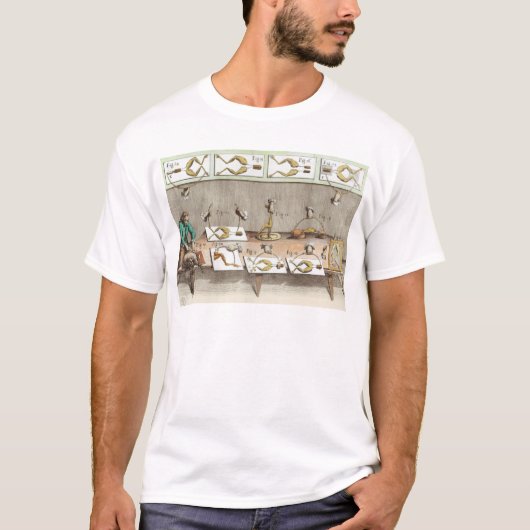T-shirt Expérience sur des grenouilles (Devant)