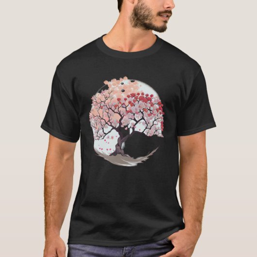 T-shirt Experience the Wonder of Nature with a Cherry Blos (Devant)