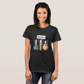 T-shirt Expériences Chimie Science passionnée Chimiste (Devant entier)