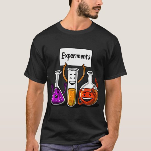 T-shirt Expériences de chimie (Devant)