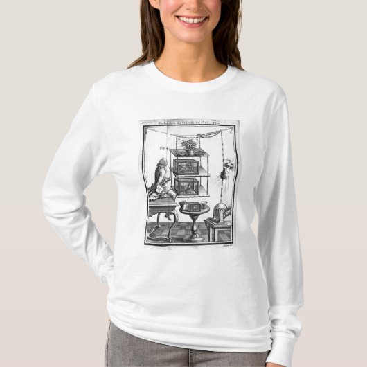 T-shirt Expérimentation avec l'électricité (Devant)