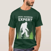 T-shirt Expert en Distances Sociales Sasquatch (Devant)