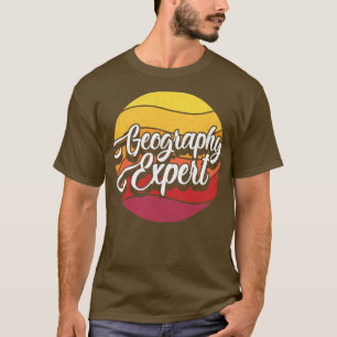 T-shirt Expert en géographie