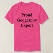 T-shirt Expert en Géographie (Design devant)