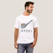 T-shirt Expert en matière de ruban adhésif (Devant entier)